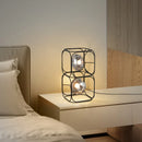 Axyaa Nordic LED Floor Lamp, Iron Block Design for Stylish Indoor Lighting in Bedroom/Living Room
