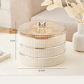 Axyaa Multi-layer Fruit Plate Dried Fruit Dish, Elegant Snack Tray for Home Décor