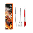 Axyaa 21-Piece BBQ Tool Set, Stainless Steel, Outdoor Grill Bag
