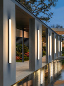 Axyaa Waterproof Outdoor LED Wall Light for Garden Porch - IP65, Long Strip, Wrought Iron