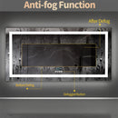 Axyaa Smart LED Backlit Bathroom Mirror with Bluetooth and Anti-Fog Technology