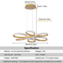 Axyaa Modern Iron Ceiling Chandelier Pendant Lights for Home Decor and Indoor Fixtures