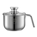 Axya 304 Stainless Steel Mini Milk Pot Set - 14/16cm Thickened Soup & Noodle Pots