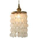 Axyaa Shell LED Pendant Lamp: Modern Art Decoration for Living Room