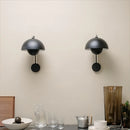 Axyaa Nordic Bud Wall Light Chrome Bedroom Lamp Home Decor Fixture