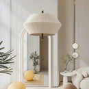 Axyaa Hemp Rope Rattan LED Pendant Light - Wood Chandelier for Home, Hotel & Bar