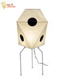 Axyaa Noguchi Akari Rice Paper Floor Lamp LED E27 Japanese Wabi Sabi Vintage Stand
