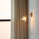 Axyaa Wabi Sabi LED Wall Lamp Clear Glass Modern Nordic Bathroom Light