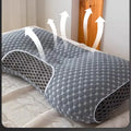 Axyaa Black Grey Sleeping Pillow for Face & Neck Health Care, 45x70cm