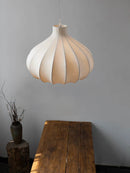 Axyaa Japanese Style Silk Chandelier for Wabi-sabi Living Room & Dining Room