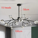 Axyaa Crystal Chandelier Dining Room Ceiling Light Luxury Pendant Lamp