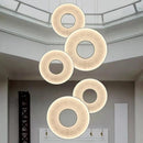 Axyaa Modern Donut LED Pendant Lights for Bedroom Decor