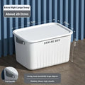 Axyaa Plastic Storage Box with Lid for Snacks, Cosmetics, and Wardrobe Organization