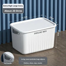 Axyaa Plastic Storage Box with Lid for Snacks, Cosmetics, and Wardrobe Organization