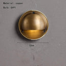 Axyaa Brass Wall Light Silver Gold Black Copper G4 Bulb Sconce Lamp