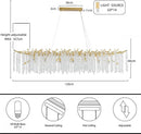 Axyaa Crystal Chandelier: Elegant French Branch Lamp for Modern Luxury Living