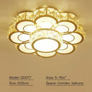 Axyaa LED Crystal Ceiling Lamp for Home Decor Lighting