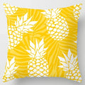 Axyaa Yellow Flower Pillowcase for Home Sofa Lumbar Cushion