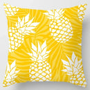 Axyaa Yellow Flower Pillowcase for Home Sofa Lumbar Cushion