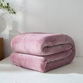 Axyaa Winter Grid Flannel Blanket | Thick Fleece Sofa Cover | Soft & Cozy Bedspread