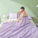 Axyaa Silk Watermelon Antibacterial Summer Quilt - Double Air Conditioner Quilt