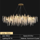 Axyaa Luxury Crystal Chandelier for Elegant Living Spaces