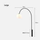 Axyaa Fishing Glass Wall Lamp - Modern Minimalist Long Pole Wall Sconce