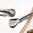 Axyaa Stainless Steel Drinking Straws Spoon Set for Cocktails & Tea - 8Pcs