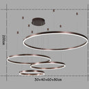 Axyaa Circular Copper Pendant Light | Modern Minimalist Living Room Dining Hall Fixture