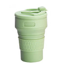 Axyaa Silicone Travel Cup: Portable Folding Water Cup for Outdoor Camping & Sports