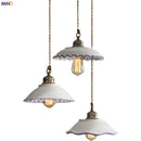 Axyaa Ceramic Vintage Hanging Lamp for Dinning Room Restaurant Bar Coffee Home