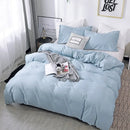 Axyaa Brushed Duvet Cover Set - Soft & Durable Queen/King Size Bedding