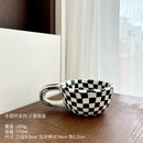 Axyaa Irregular Flower Ceramic Coffee Cup Milk Tea Breakfast Mug Drinkware