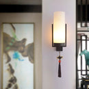 Axyaa Chinese Style Wall Lamp: Modern Minimalist Living Room Bedroom Lighting Fixtures