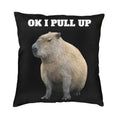 Axyaa Capybara Home Cushion Cover - Nordic Throw Pillow Cover