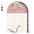 Axyaa Leopard Print Plush Carpet: Luxe Bedroom & Living Room Decor Rug