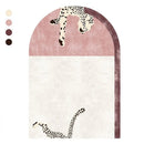 Axyaa Leopard Print Plush Carpet: Luxe Bedroom & Living Room Decor Rug