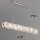 Axyaa Light Luxury Crystal Pendant for Designer Bar Desk Lamp