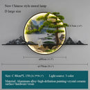 Axyaa Landscape Mural LED Wall Sconce for Home Bedroom & Study