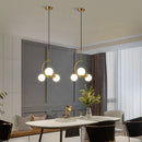 Axya Glass Ball LED Chandelier for Dining Room, Bedroom, Kitchen, Restaurant