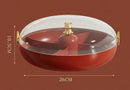 Axyaa Fruit & Snack Tray: Stylish Living Room Storage for Dried Fruits, Candy, Coffee Table