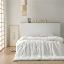 Axyaa Quilted White Comforter Queen Size All Season Down Bedding