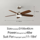 Axyaa Modern 52" LED Ceiling Fan for Indoor Lighting Fixtures