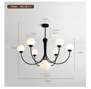 Axyaa Modern Living Room Chandelier, American & French Style, Simple & Fashionable Home Designer