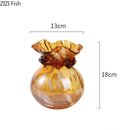Axyaa Glass Vase Lucky Bag: Artistic Hydroponic Flower Arrangement & Ornament