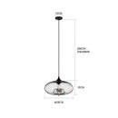Axyaa Nordic Glass Chandelier Pendant Light for Kitchen Dining Bedroom Restaurant Bar