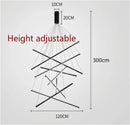 AXYAA Minimalist Duplex LED Chandelier for Living Room, Restaurant, Villa Hall