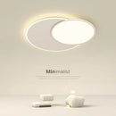 Axyaa Round LED Ceiling Lights Modern Minimalist Circle Dimmable Bedroom Lamps