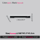 Axyaa Linear Bedroom Ceiling Light – Minimalist Long Strip Lamp for Living Room & Balcony