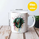 Axyaa 3D Animal Ceramic Mug for Beer in Office or Home Gift